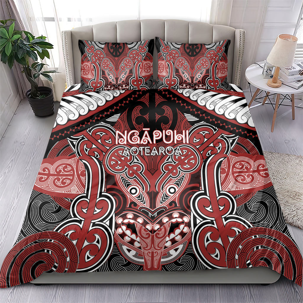 Aotearoa Iwi Ngapuhi Bedding Set Maori Kowhaiwhai Pattern