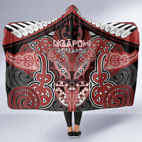 Aotearoa Iwi Ngapuhi Hooded Blanket Maori Kowhaiwhai Pattern