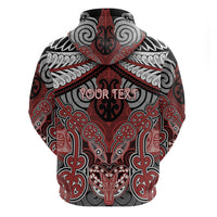 Aotearoa Iwi Ngapuhi Personalised Hoodie Maori Kowhaiwhai Pattern