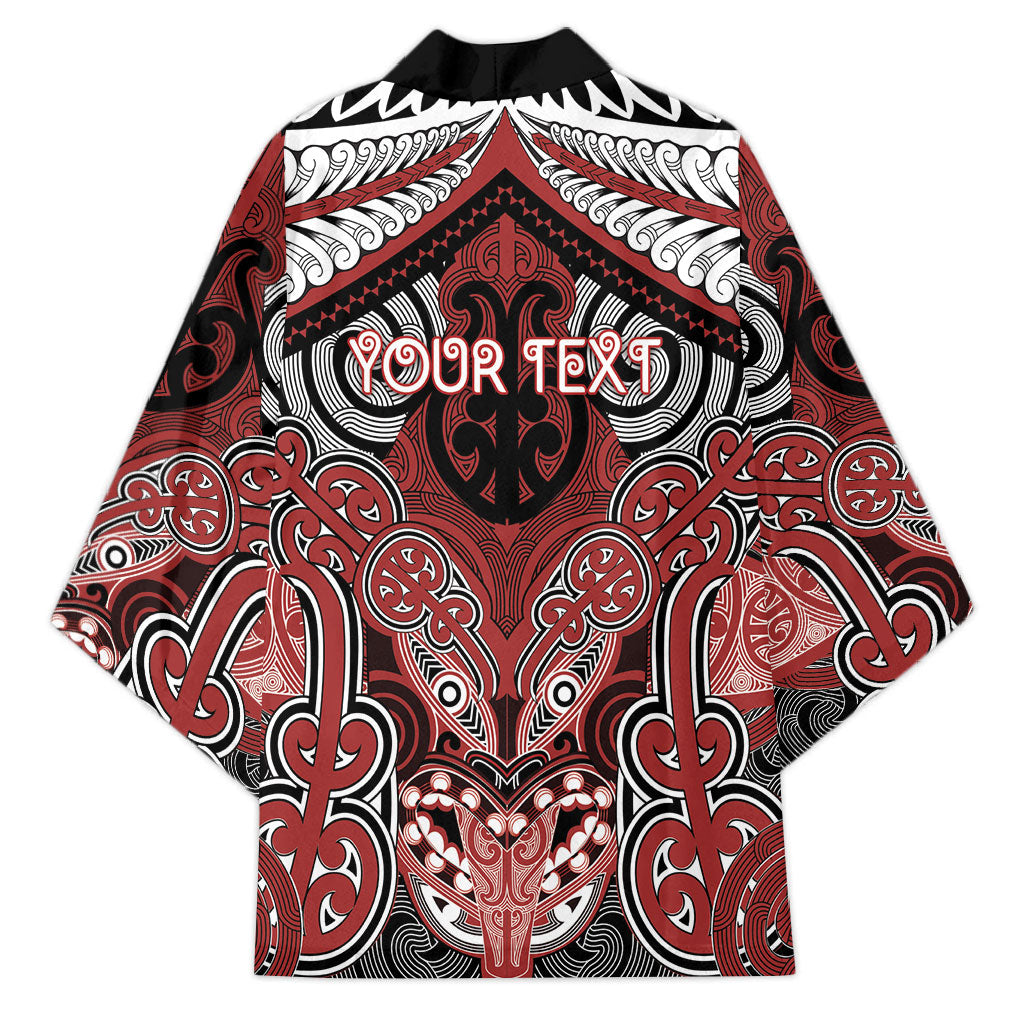 Aotearoa Iwi Ngapuhi Personalised Kimono Maori Kowhaiwhai Pattern