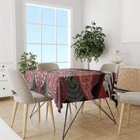 Aotearoa Iwi Ngapuhi Tablecloth Maori Kowhaiwhai Pattern