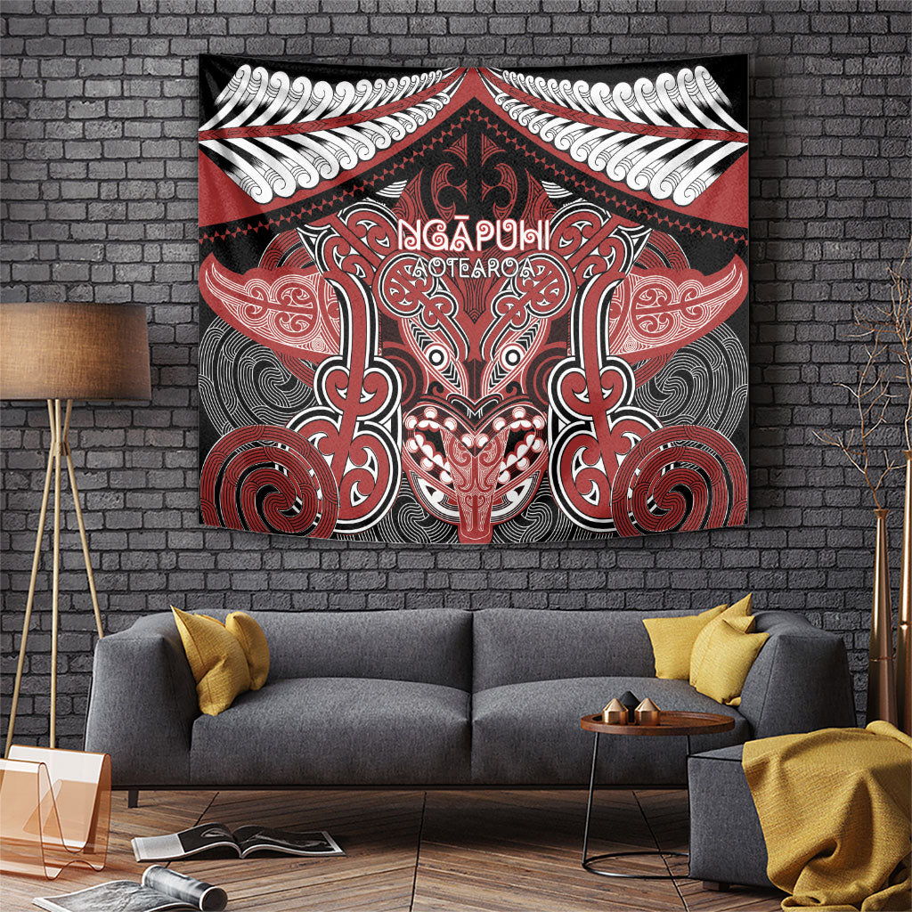 Aotearoa Iwi Ngapuhi Tapestry Maori Kowhaiwhai Pattern