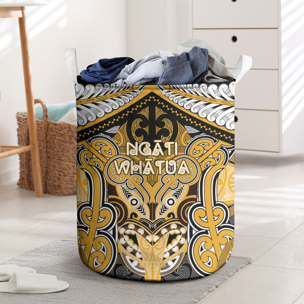 Aotearoa Iwi Ngati Whatua Laundry Basket Maori Kowhaiwhai Pattern