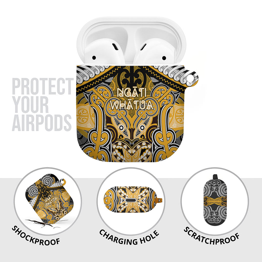 Aotearoa Iwi Ngati Whatua AirPods Case Maori Kowhaiwhai Pattern
