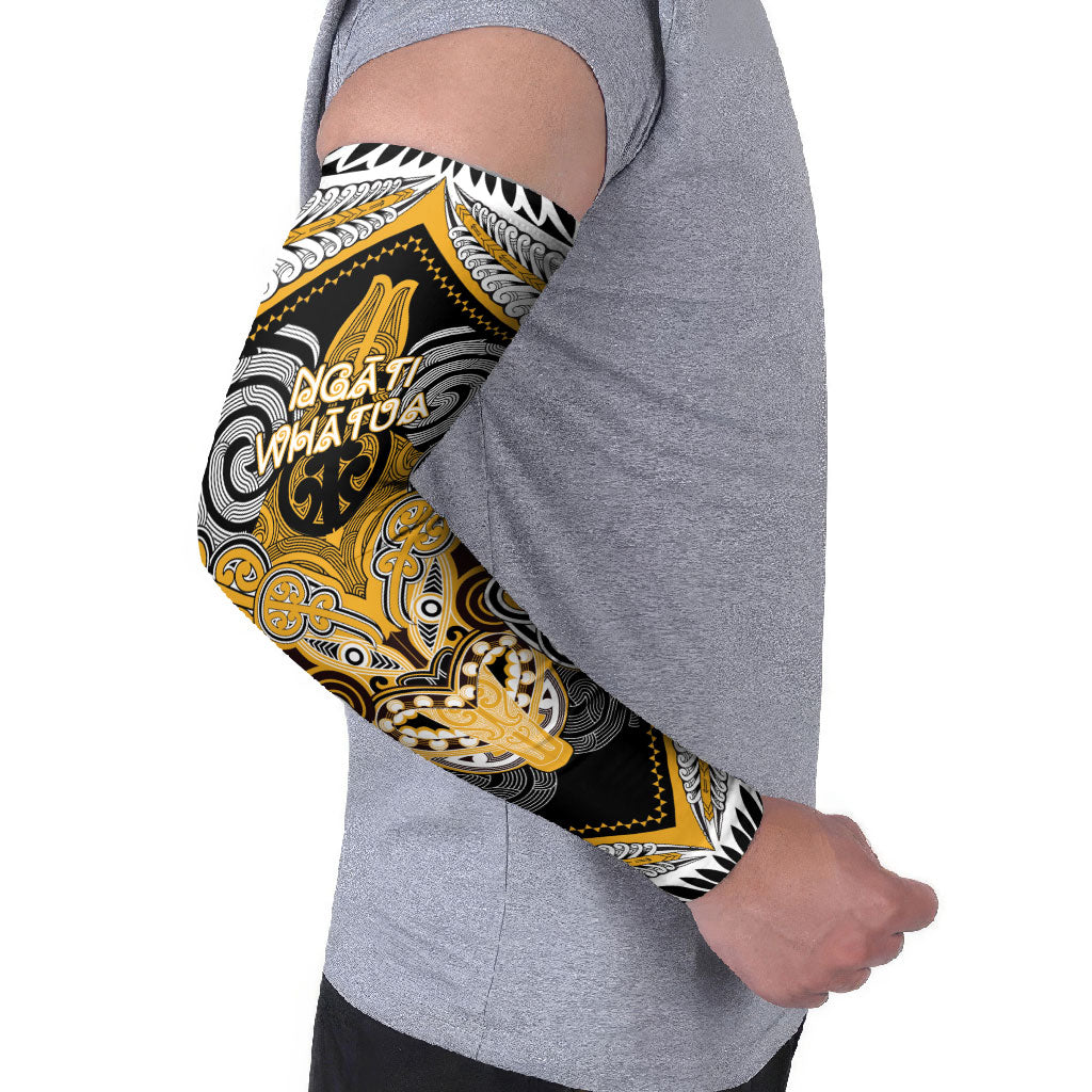 Aotearoa Iwi Ngati Whatua Personalised Arm Sleeves Maori Kowhaiwhai Pattern