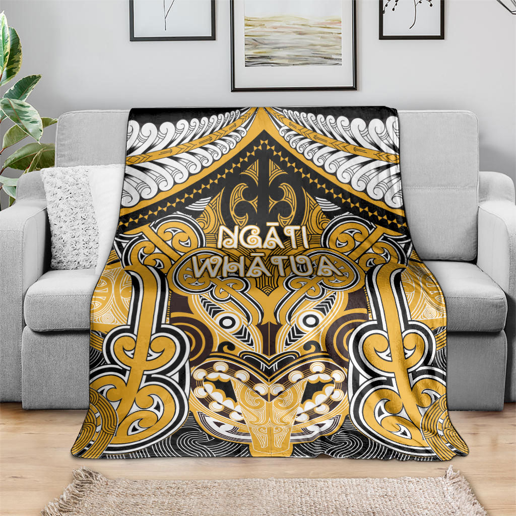 Aotearoa Iwi Ngati Whatua Blanket Maori Kowhaiwhai Pattern