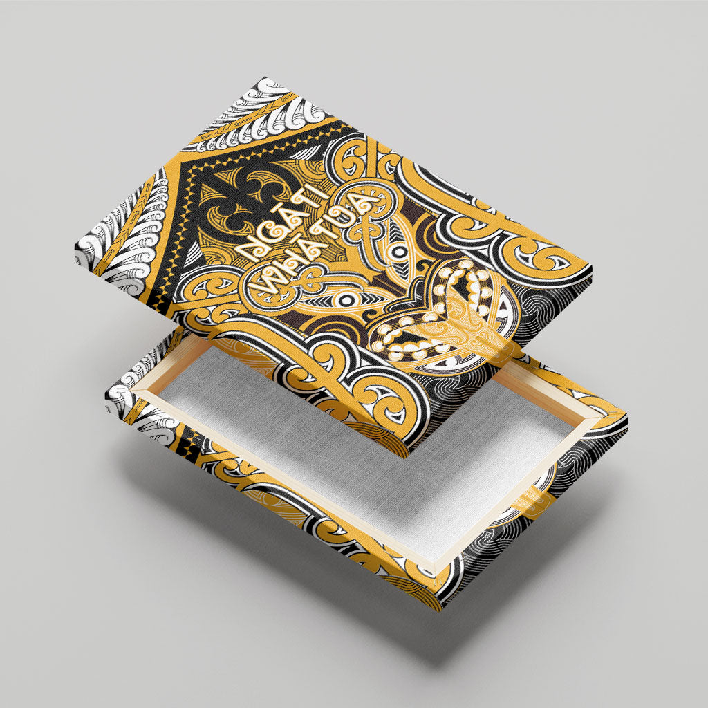 Aotearoa Iwi Ngati Whatua Canvas Wall Art Maori Kowhaiwhai Pattern