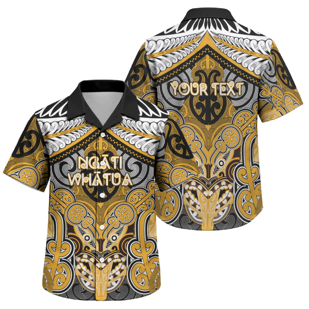 Aotearoa Iwi Ngati Whatua Personalised Family Matching Tank Maxi Dress and Hawaiian Shirt Maori Kowhaiwhai Pattern