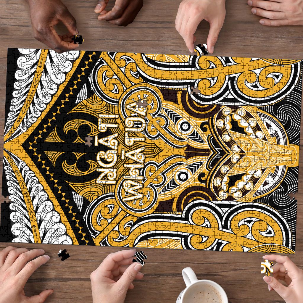 Aotearoa Iwi Ngati Whatua Puzzle Maori Kowhaiwhai Pattern