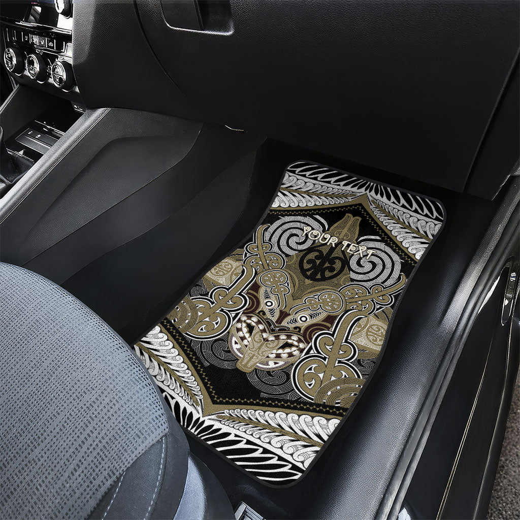 Aotearoa Iwi Waikato Tainui Personalised Car Mats Maori Kowhaiwhai Pattern