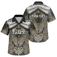 Aotearoa Iwi Waikato Tainui Personalised Family Matching Summer Maxi Dress and Hawaiian Shirt Maori Kowhaiwhai Pattern