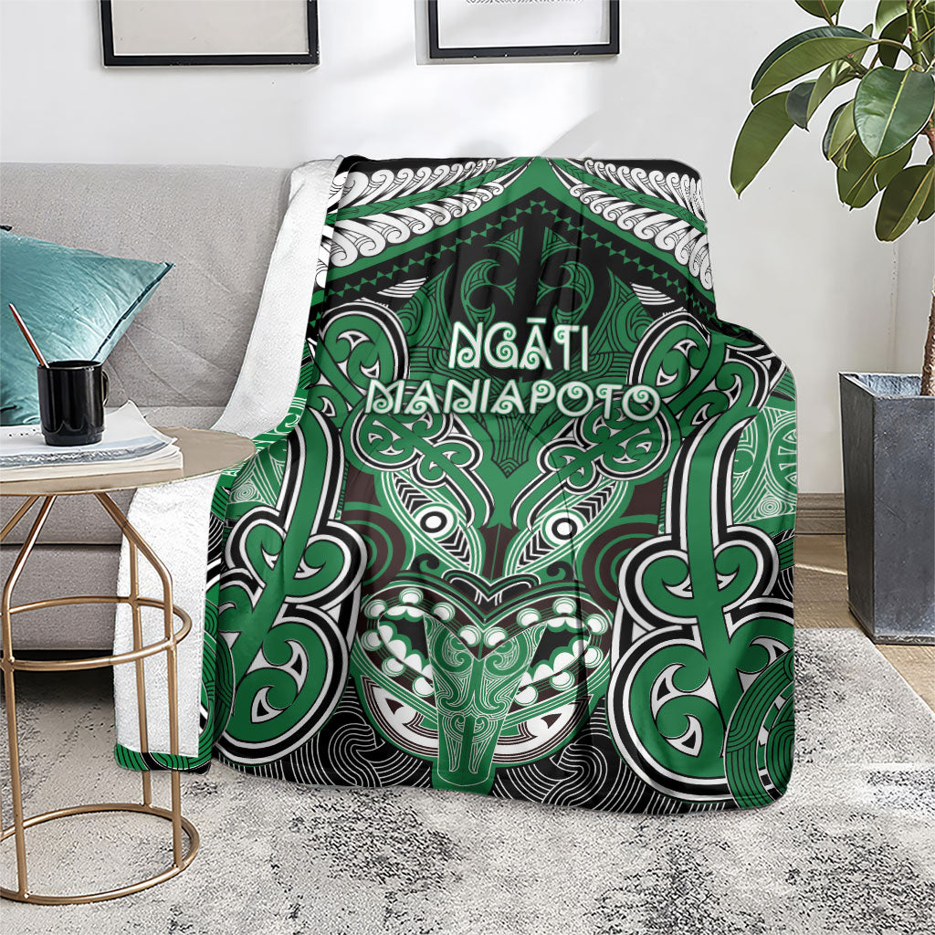 Aotearoa Iwi Ngati Maniapoto Blanket Maori Kowhaiwhai Pattern