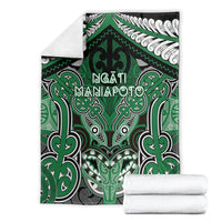Aotearoa Iwi Ngati Maniapoto Blanket Maori Kowhaiwhai Pattern