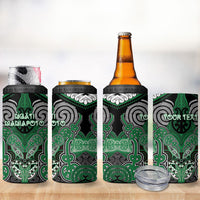 Aotearoa Iwi Ngati Maniapoto Personalised 4 in 1 Can Cooler Tumbler Maori Kowhaiwhai Pattern