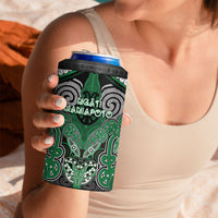Aotearoa Iwi Ngati Maniapoto Personalised 4 in 1 Can Cooler Tumbler Maori Kowhaiwhai Pattern