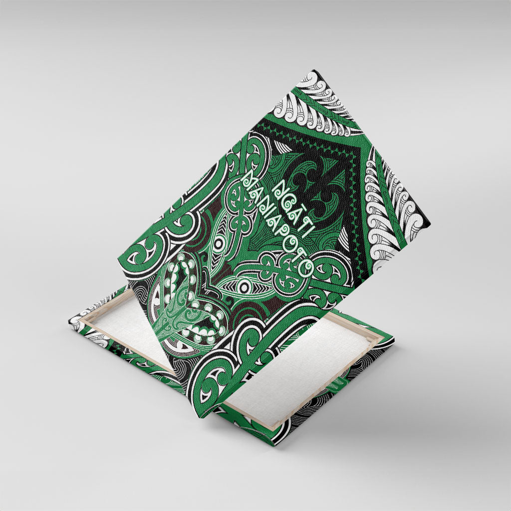 Aotearoa Iwi Ngati Maniapoto Canvas Wall Art Maori Kowhaiwhai Pattern