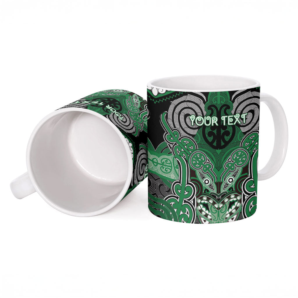 Aotearoa Iwi Ngati Maniapoto Personalised Ceramic Mug Maori Kowhaiwhai Pattern