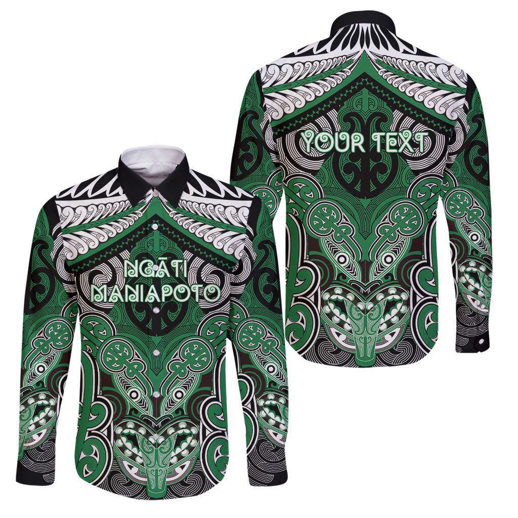 Aotearoa Iwi Ngati Maniapoto Personalised Family Matching Puletasi and Hawaiian Shirt Maori Kowhaiwhai Pattern