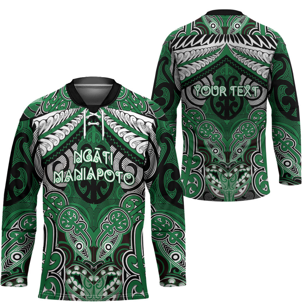 Aotearoa Iwi Ngati Maniapoto Personalised Hockey Jersey Maori Kowhaiwhai Pattern