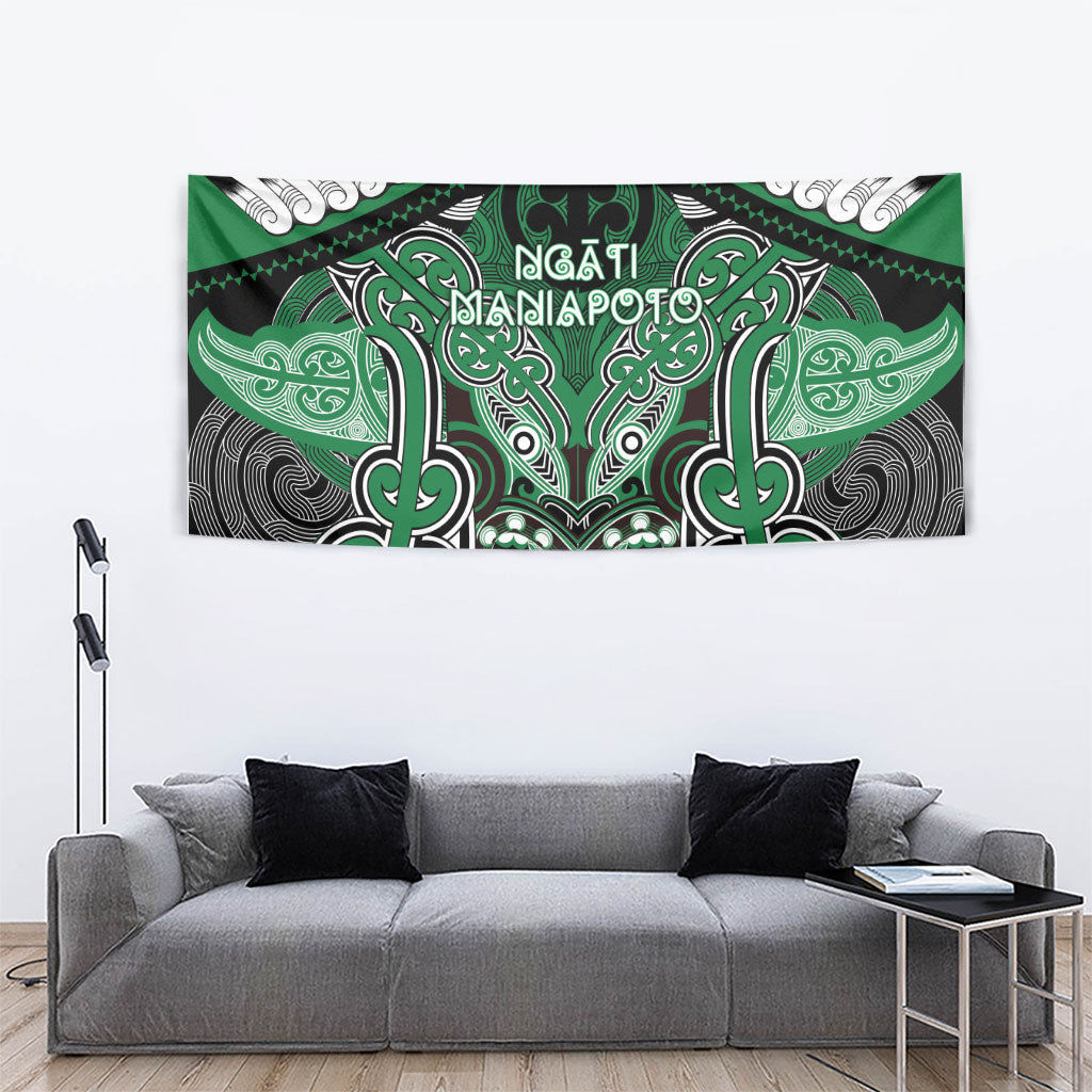 Aotearoa Iwi Ngati Maniapoto Tapestry Maori Kowhaiwhai Pattern