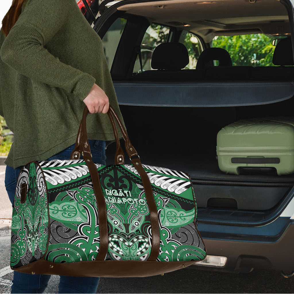 Aotearoa Iwi Ngati Maniapoto Travel Bag Maori Kowhaiwhai Pattern