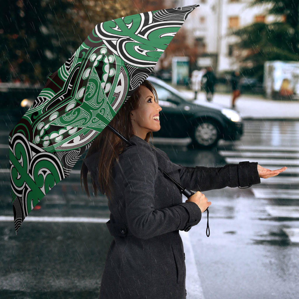 Aotearoa Iwi Ngati Maniapoto Umbrella Maori Kowhaiwhai Pattern