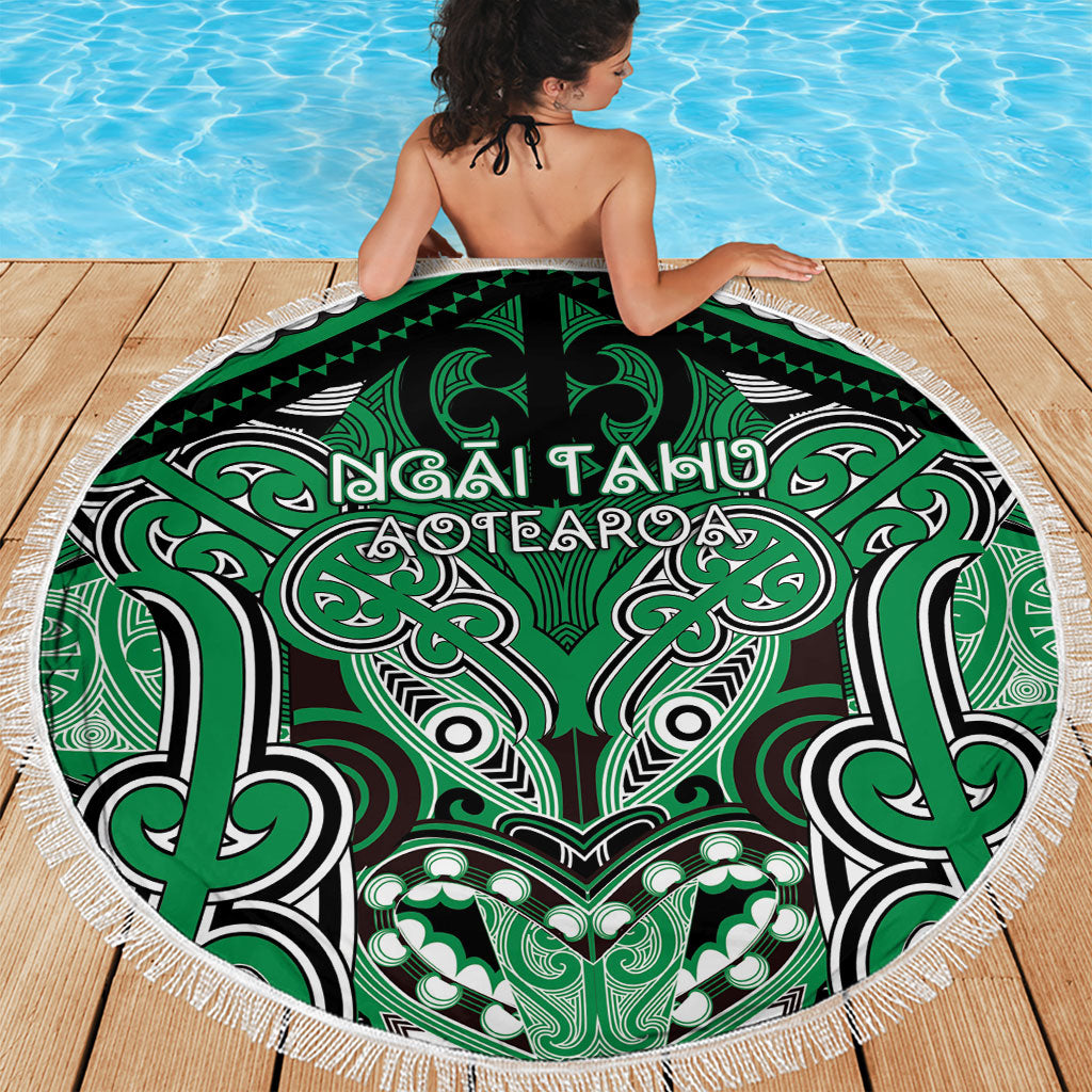 Aotearoa Iwi Ngai Tahu Beach Blanket Maori Kowhaiwhai Pattern LT19 - Polynesian Pride