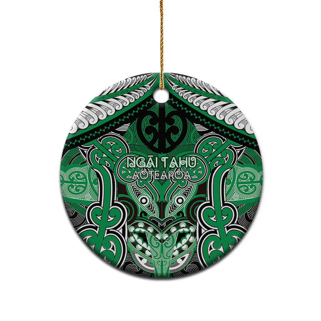 Aotearoa Iwi Ngai Tahu Personalised Ceramic Ornament Maori Kowhaiwhai Pattern
