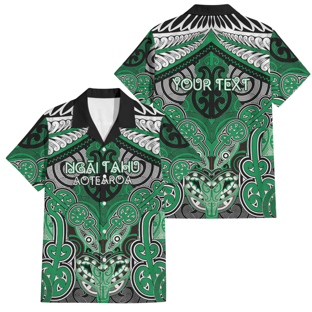 Aotearoa Iwi Ngai Tahu Personalised Family Matching Summer Maxi Dress and Hawaiian Shirt Maori Kowhaiwhai Pattern