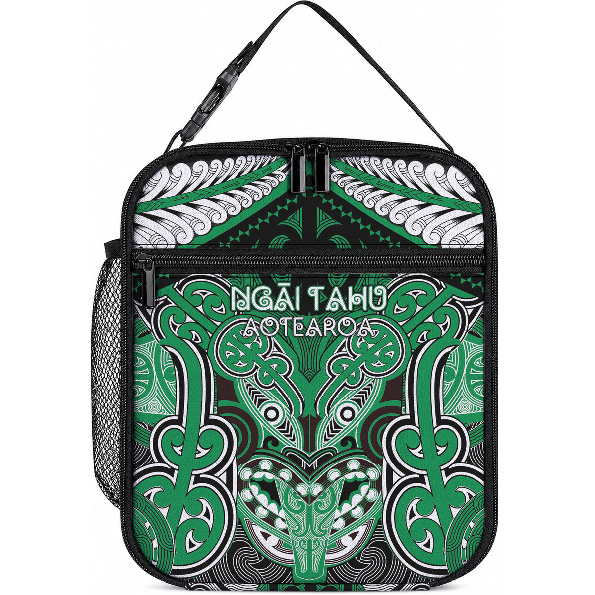 Aotearoa Iwi Ngai Tahu Lunch Bag Maori Kowhaiwhai Pattern