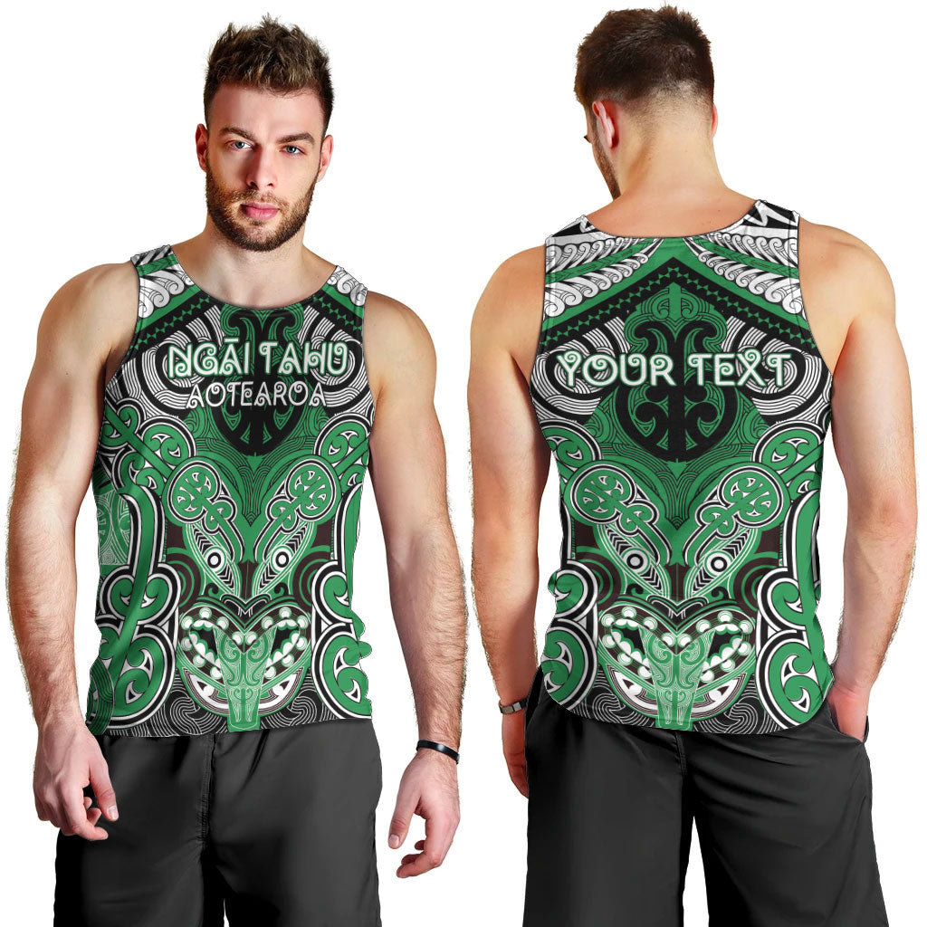 Aotearoa Iwi Ngai Tahu Personalised Men Tank Top Maori Kowhaiwhai Pattern