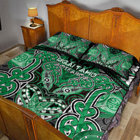 Aotearoa Iwi Ngai Tahu Quilt Bed Set Maori Kowhaiwhai Pattern LT19 - Polynesian Pride