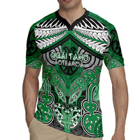 Aotearoa Iwi Ngai Tahu Personalised Rugby Jersey Maori Kowhaiwhai Pattern LT19 - Polynesian Pride