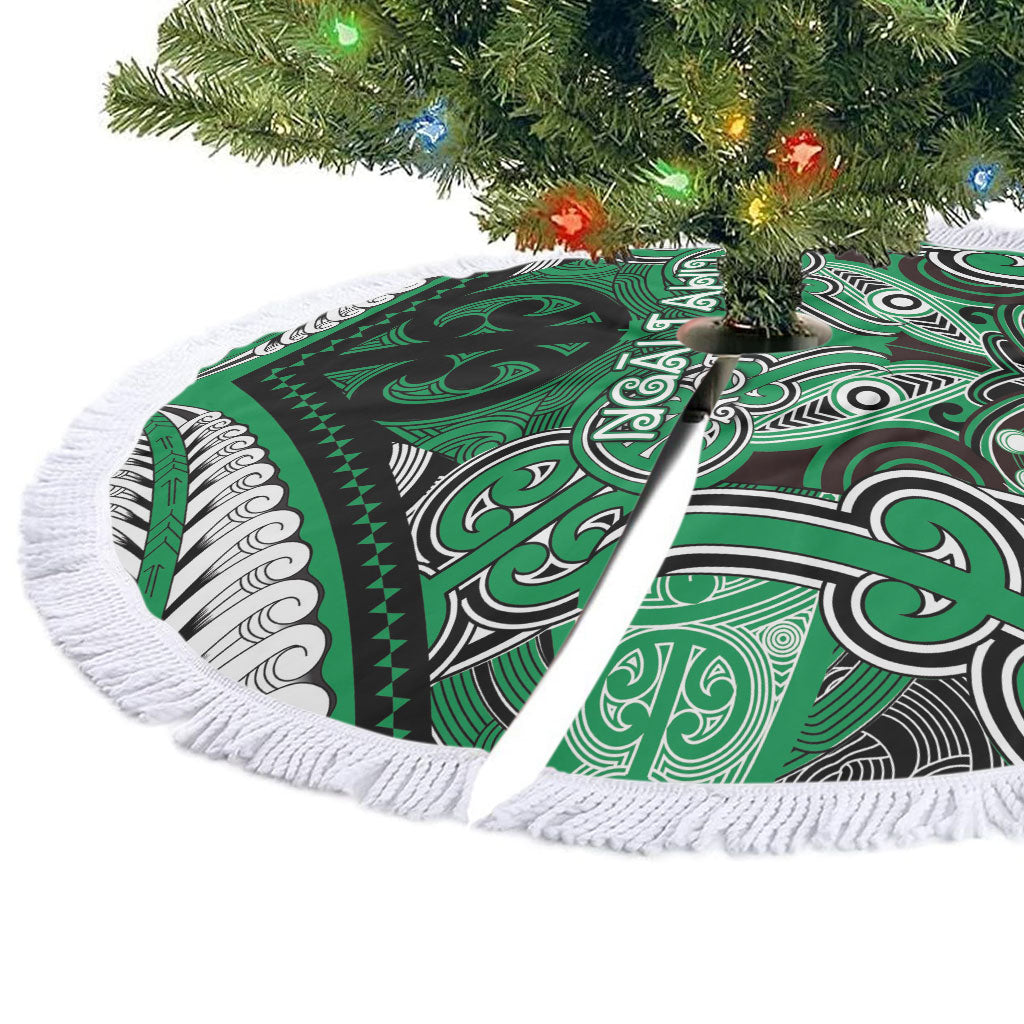 Aotearoa Iwi Ngai Tahu Tree Skirt Maori Kowhaiwhai Pattern LT19 - Polynesian Pride