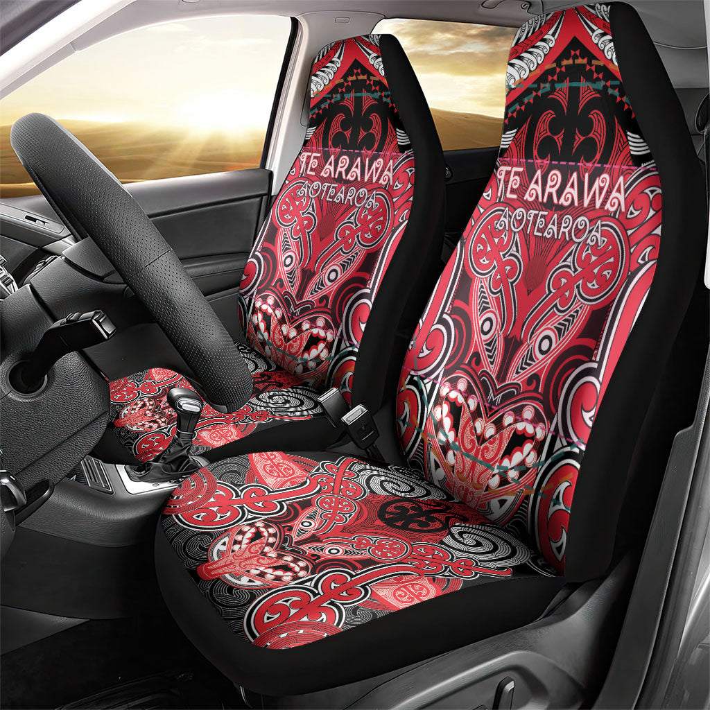 Aotearoa Iwi Te Arawa Car Seat Cover Maori Kowhaiwhai Pattern