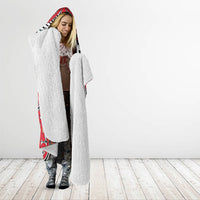 Aotearoa Iwi Te Arawa Hooded Blanket Maori Kowhaiwhai Pattern LT19 - Polynesian Pride