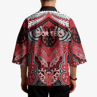 Aotearoa Iwi Te Arawa Personalised Kimono Maori Kowhaiwhai Pattern