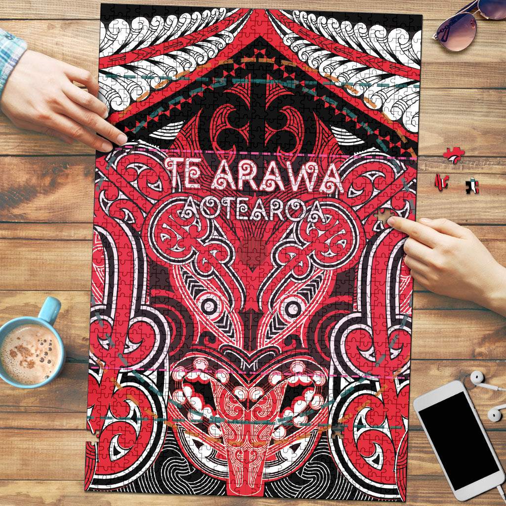 Aotearoa Iwi Te Arawa Puzzle Maori Kowhaiwhai Pattern