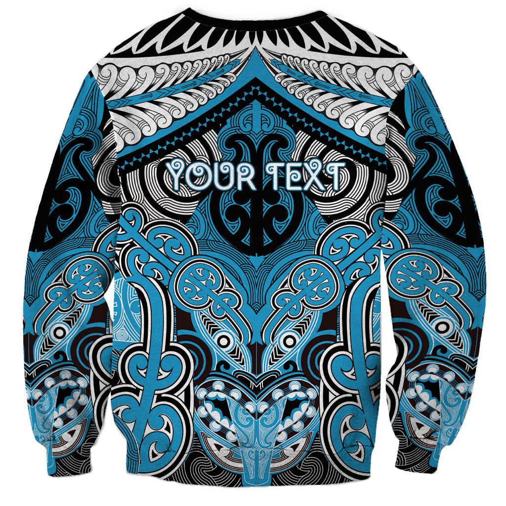 Aotearoa Iwi Ngati Porou Personalised Sweatshirt Maori Kowhaiwhai Pattern LT19 - Polynesian Pride