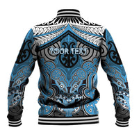 Aotearoa Iwi Ngati Kahungunu Personalised Baseball Jacket Maori Kowhaiwhai Pattern