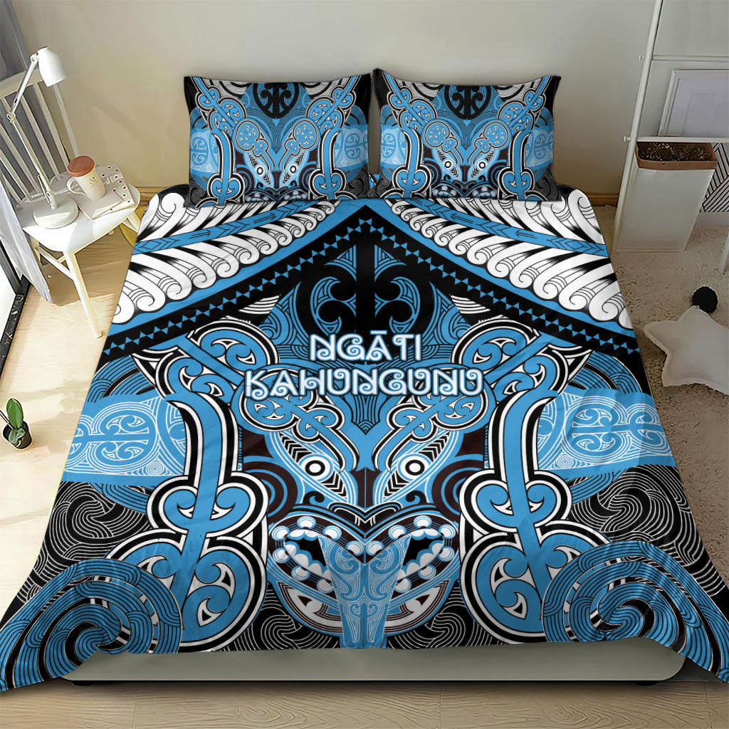 Aotearoa Iwi Ngati Kahungunu Bedding Set Maori Kowhaiwhai Pattern
