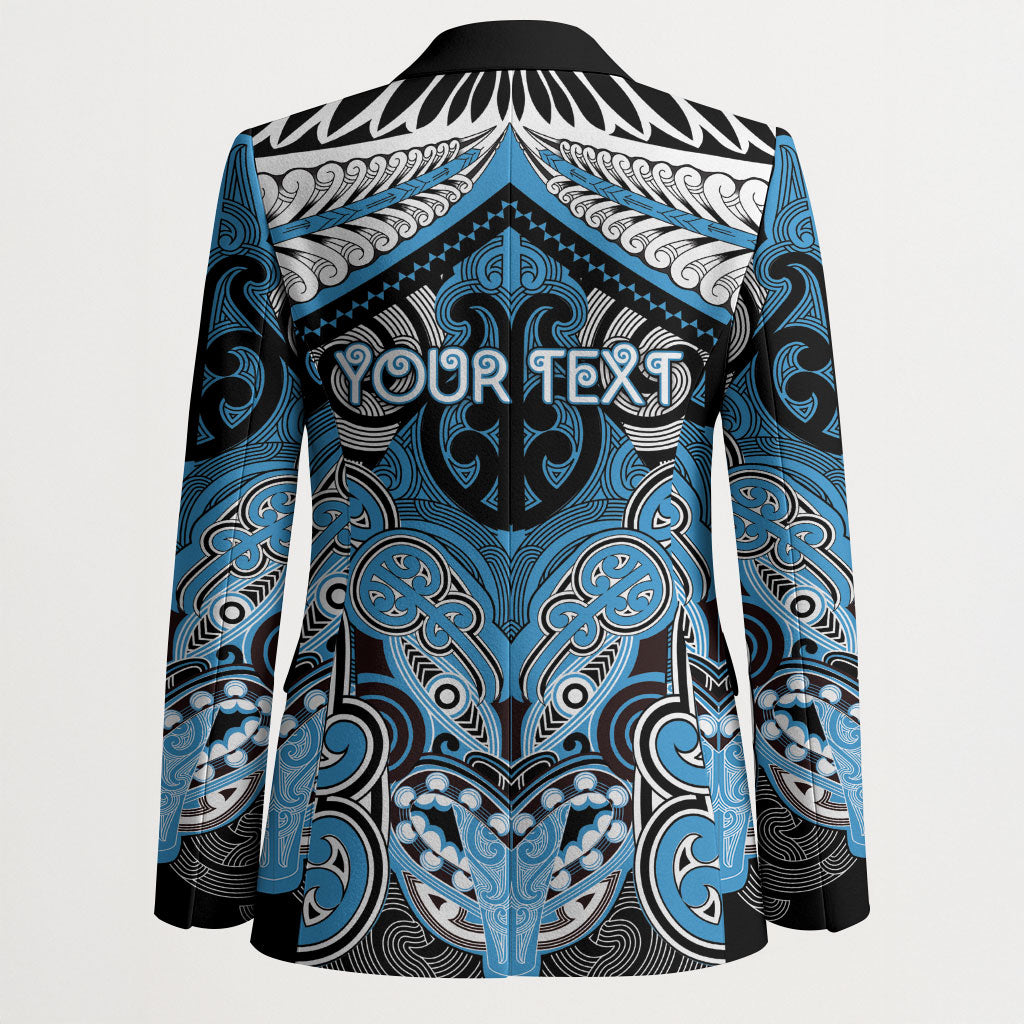 Aotearoa Iwi Ngati Kahungunu Personalised Blazer Maori Kowhaiwhai Pattern