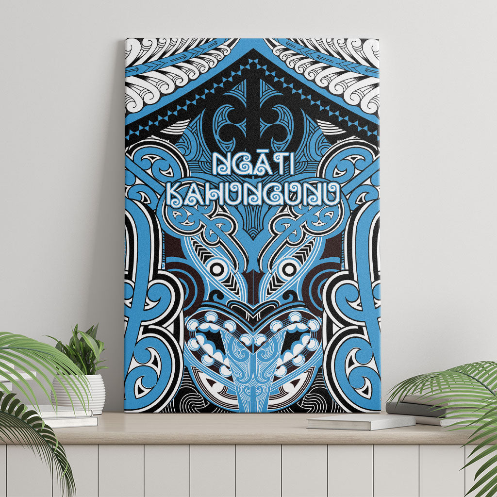 Aotearoa Iwi Ngati Kahungunu Canvas Wall Art Maori Kowhaiwhai Pattern
