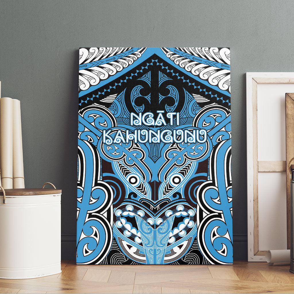 Aotearoa Iwi Ngati Kahungunu Canvas Wall Art Maori Kowhaiwhai Pattern