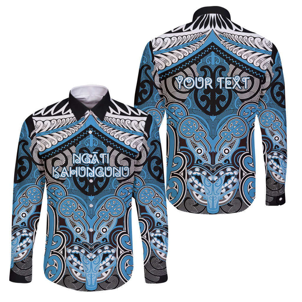 Aotearoa Iwi Ngati Kahungunu Personalised Family Matching Mermaid Dress and Hawaiian Shirt Maori Kowhaiwhai Pattern