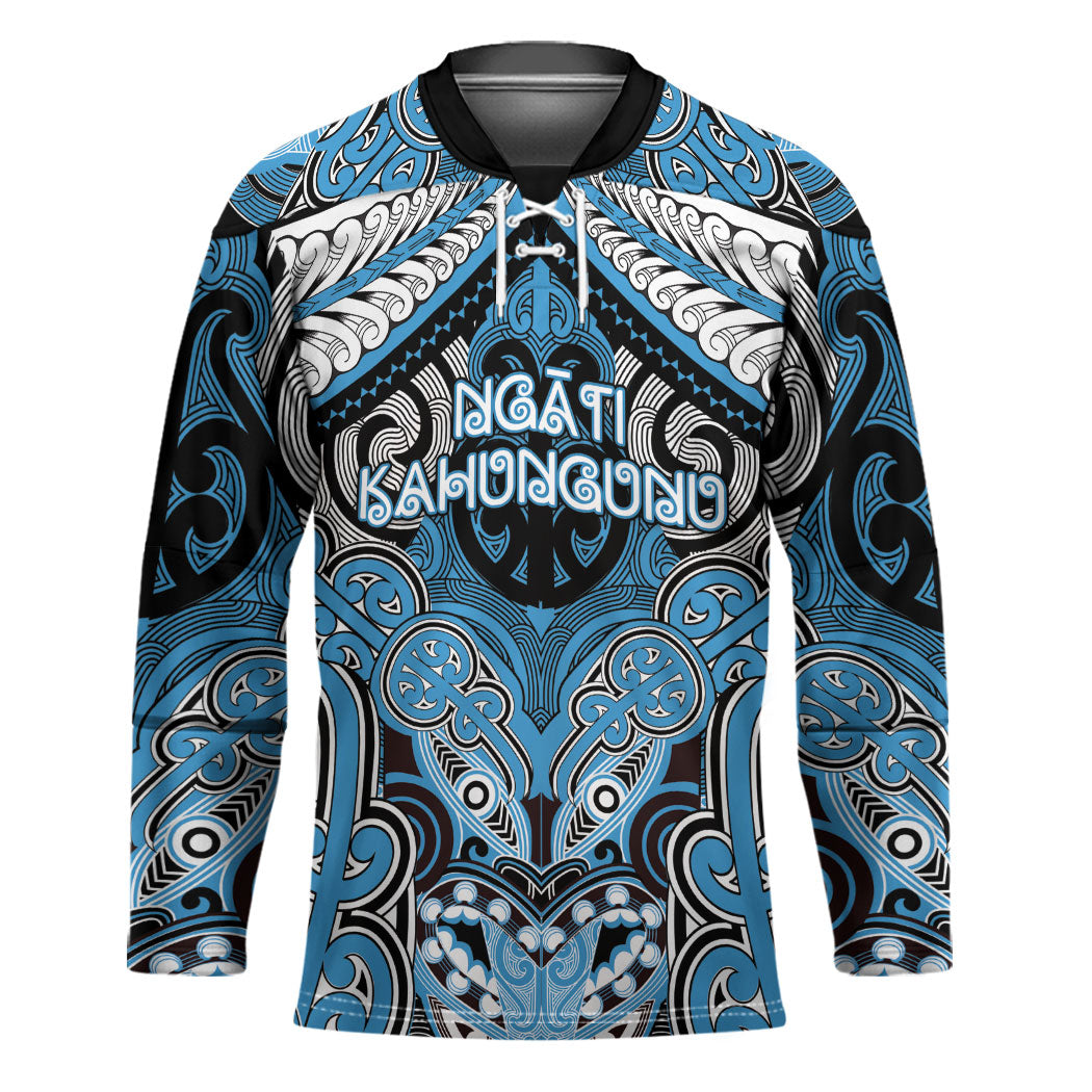 Aotearoa Iwi Ngati Kahungunu Personalised Hockey Jersey Maori Kowhaiwhai Pattern