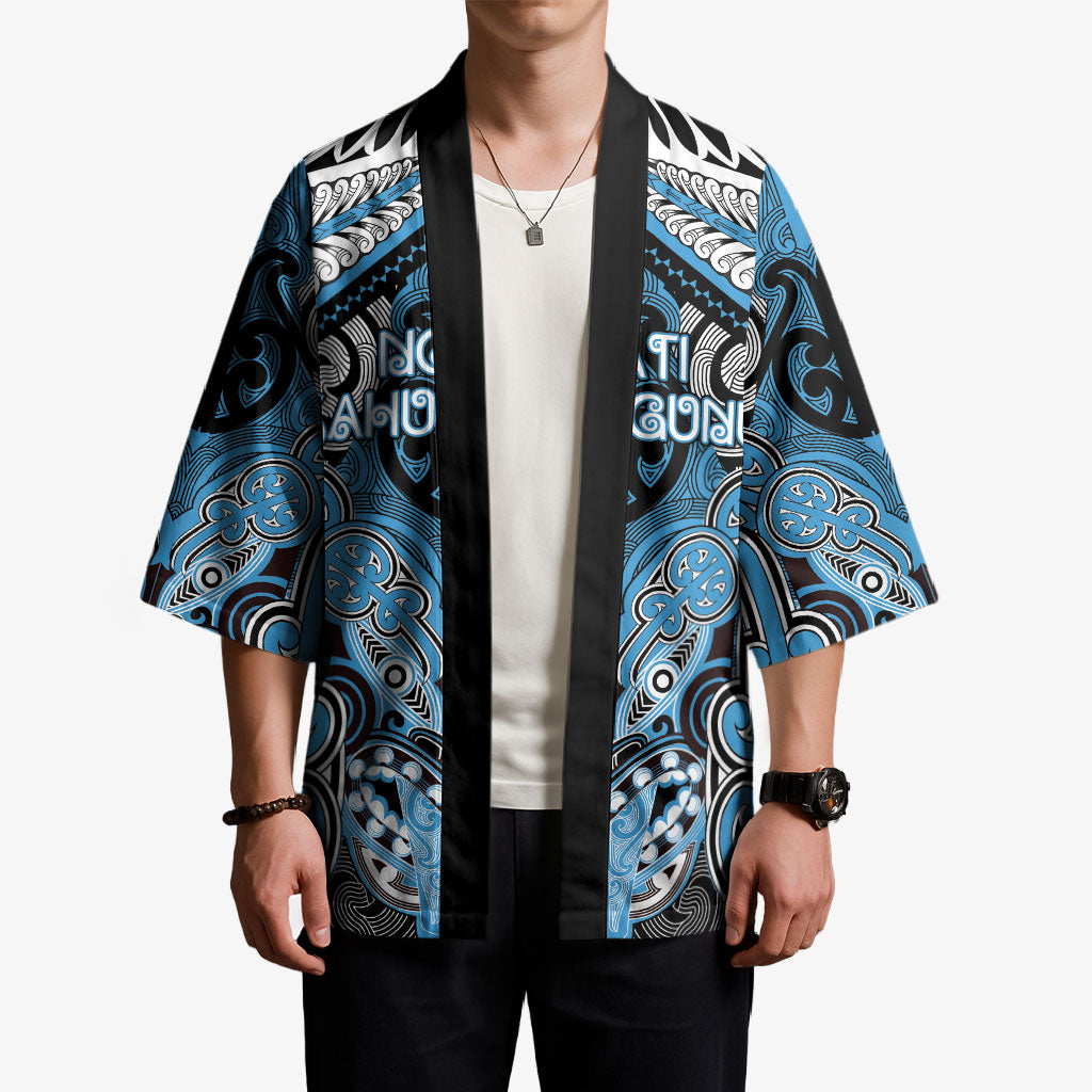 Aotearoa Iwi Ngati Kahungunu Personalised Kimono Maori Kowhaiwhai Pattern