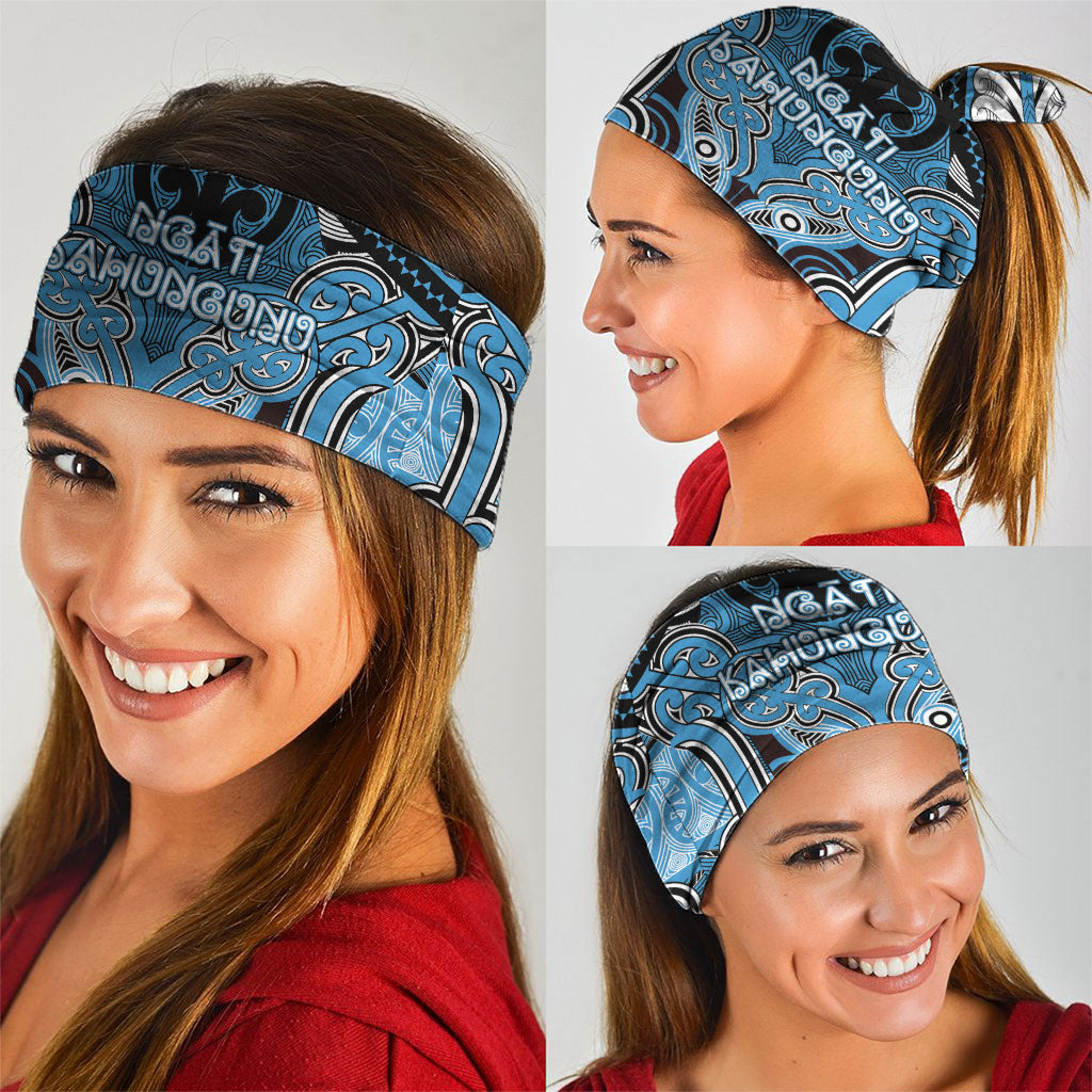 Aotearoa Iwi Ngati Kahungunu Neck Gaiter Maori Kowhaiwhai Pattern