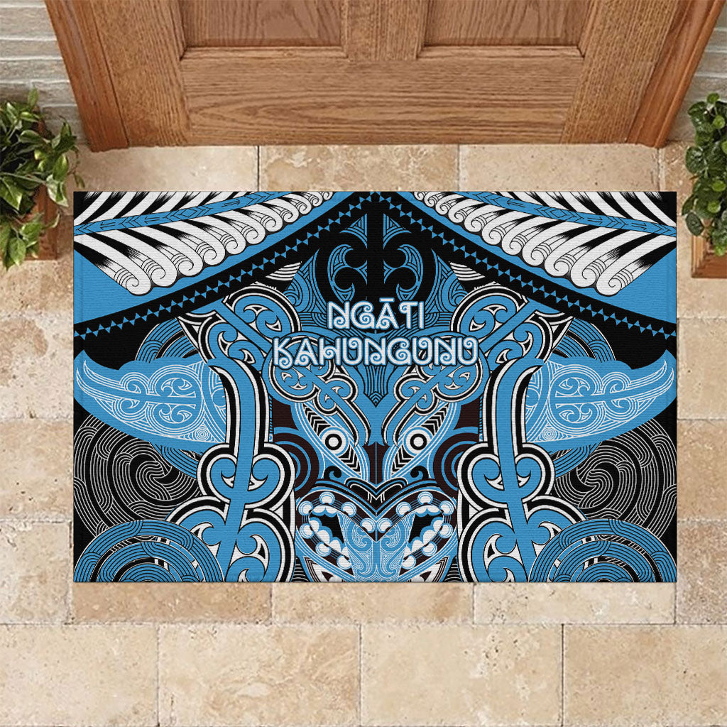 Aotearoa Iwi Ngati Kahungunu Rubber Doormat Maori Kowhaiwhai Pattern