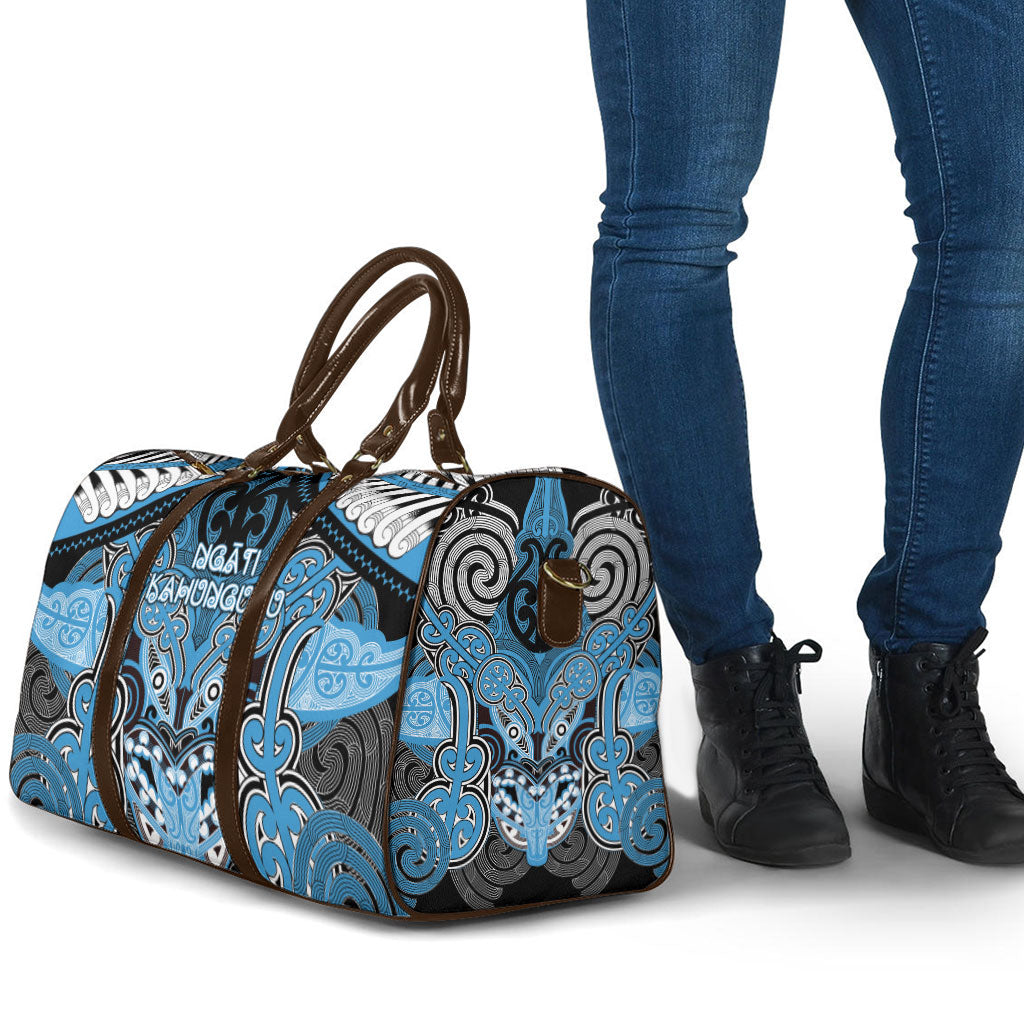 Aotearoa Iwi Ngati Kahungunu Travel Bag Maori Kowhaiwhai Pattern